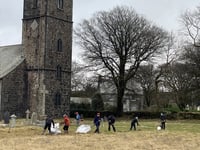 Volunteers helping keep churchyard open