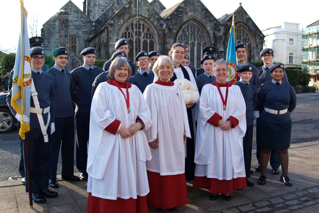 Choristers ‘sing the praises’ for cadets at birthday service