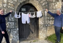 Oh vicar! Knickers on the line in church event