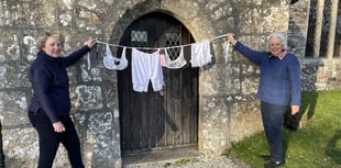 Oh vicar! Knickers on the line in church event