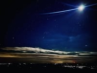 Magical skies over Dartmoor  in search for Northern Lights