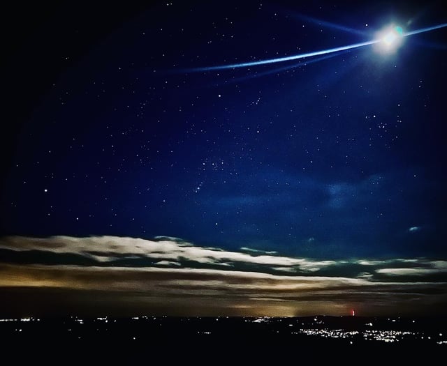 Magical skies over Dartmoor  in search for Northern Lights