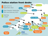 Okehampton among six more police station ‘front desks’  to open over the next year