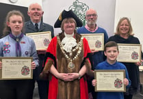 West Devon mayor presents awards to community stars