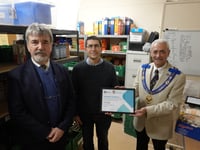 Donation covers foodbank costs for four months