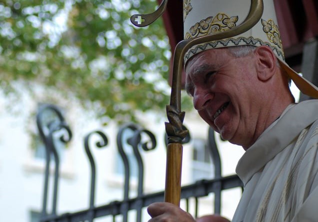 Bishop Christopher Budd, the retired bishop for the Diocese of Plymouth, has died.Picture: Mazur/www.cbcew.org.uk (April 1, 2023)