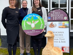 A family-friendly “Not So” Wild Goose Chase at the Two Bridges Hotel