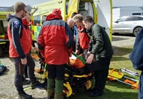 Search and Rescue team recover man who fell from horse