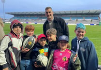 Tavistock Junior Rugby Club meet their heroes