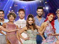 Strictly stars on their way to city