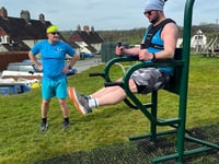 New outdoor gym on village green
