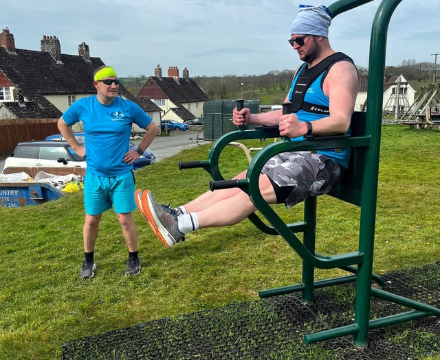 New outdoor gym on village green
