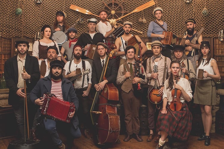 The Old Time Sailors play at The Market Hall, Pembroke Dock on April 21.