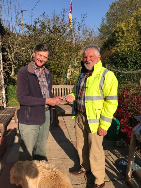 Charles Batt Tavy Plym and Walkham Fishing Club and Steve Hipsey of Tidy Tavi