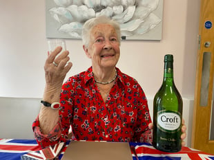 Coronation memories and celebrations at sheltered home