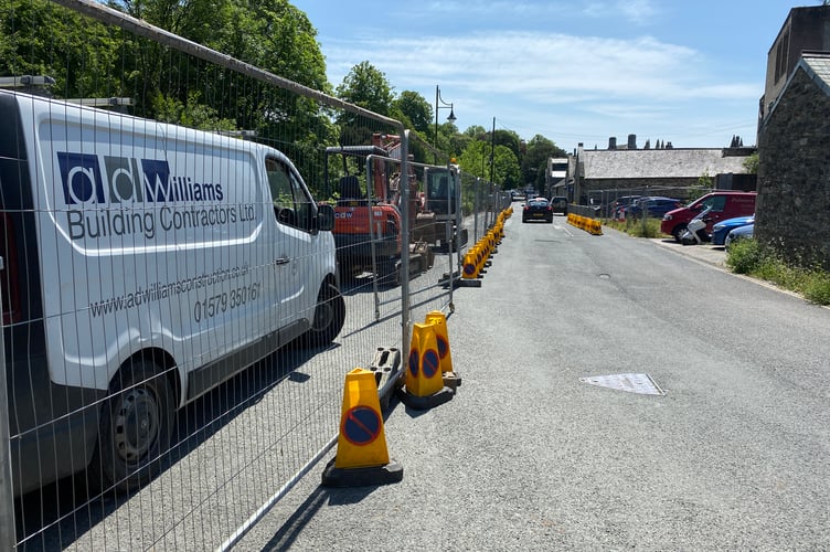 Tavistock Market Road closure and parking restrictions for wall safety