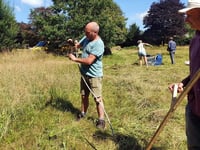 Burial ground volunteers