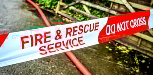 Fire crews put out shed blaze in Okehampton