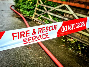 Fire crew rescue stranded motorists from flood