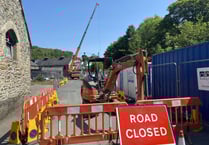 Vital safety works begin on wall