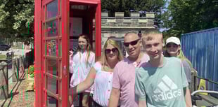 Dialling the past in red phone box
