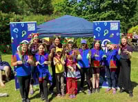 Girl guides sleep over with tigers at zoo