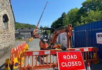 Video: Tavistock river wall safety work begins