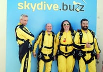 Sky dive for a family charity