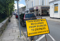 Tavistock road closure from tomorrow