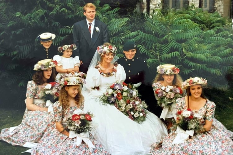 Lee and Claire Spencer's original wedding.