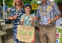 New mayor is guest of honour at garden party in sensory garden