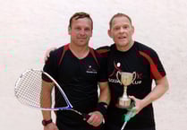 Entertaining game at Tavistock Squash Championship