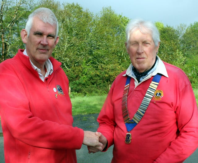 Lions welcome new club president