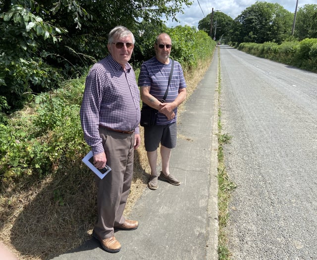 Plea for maintenance and speed reduction on main road