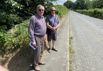 Plea for maintenance and speed reduction on main road