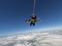 Ellie’s skydive for Papyrus
