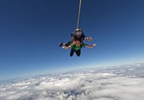 Ellie’s skydive for Papyrus