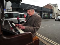 Alfresco tunes in moorland town
