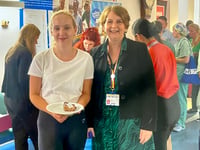Works experience student meets NHS Chief Executive