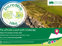 Children’s Hospice SW launches Incredible Hike coast path challenge
