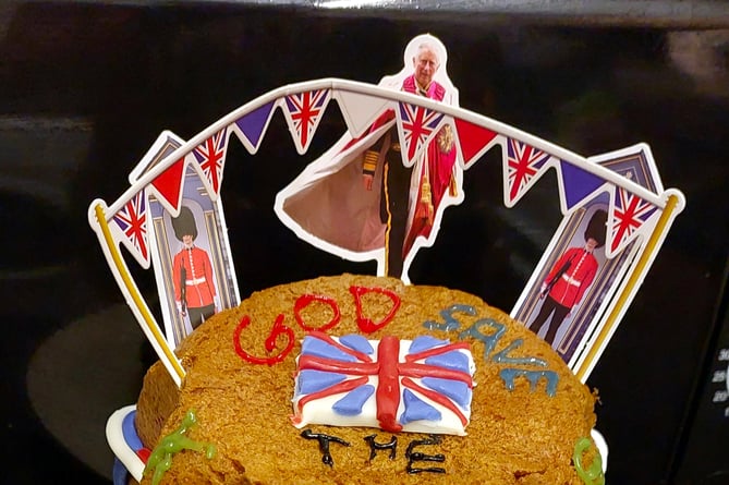 Rosie Walker's winning iced Coronation cake 