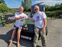Wacky rally success with Dambusters car