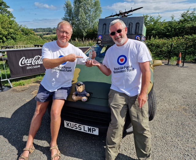 Wacky rally success with Dambusters car