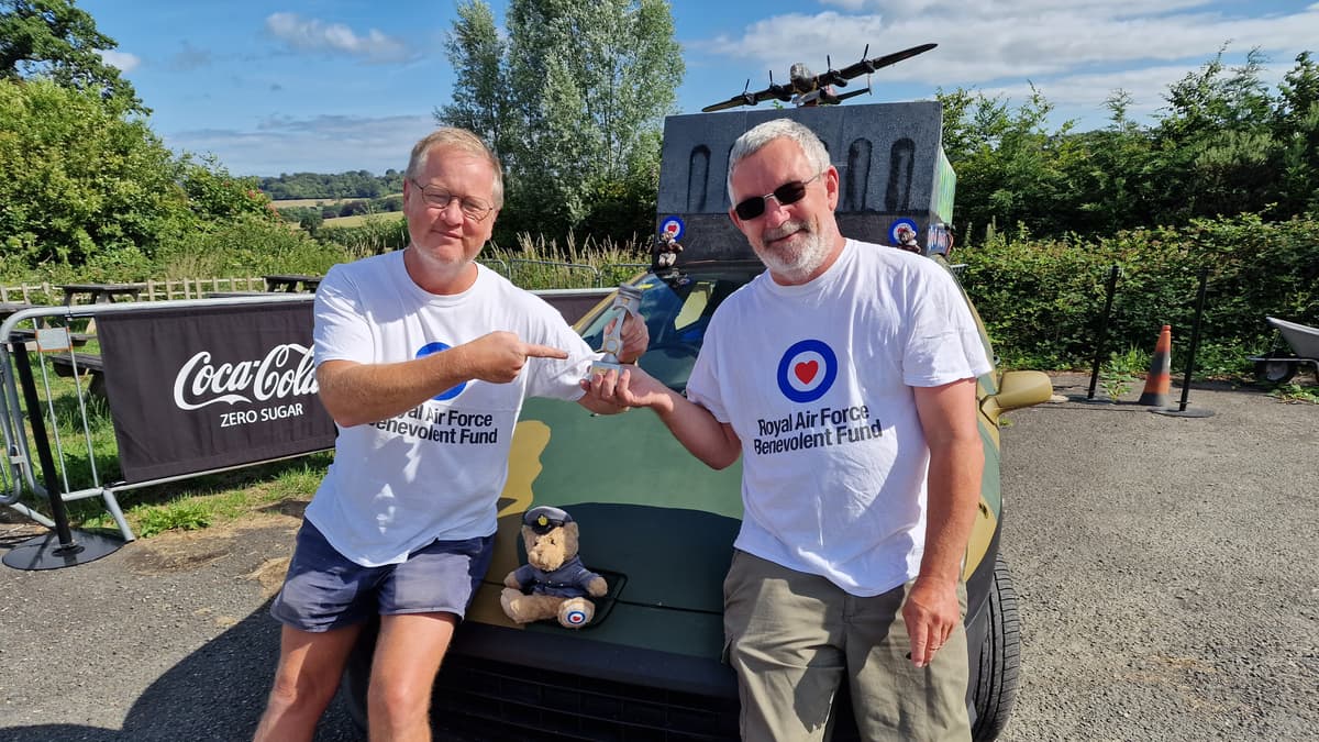Dambuster Rally Wacky rally success with Dambusters car | tavistock-today.co.uk