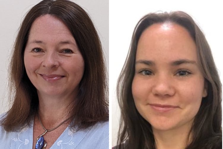  Lynn Roddy of Home Instead and Raegan Leather of Woollcombe Yonge Solicitors