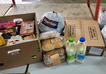 First delivery of £20 food parcels
