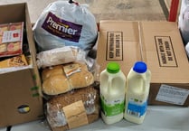 First delivery of £20 food parcels