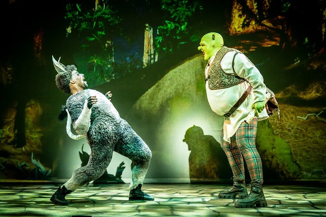 Shrek the Musical at Theatre Royal, Plymouth.