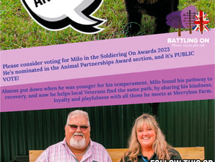 Therapy dog for military veterans needs your vote