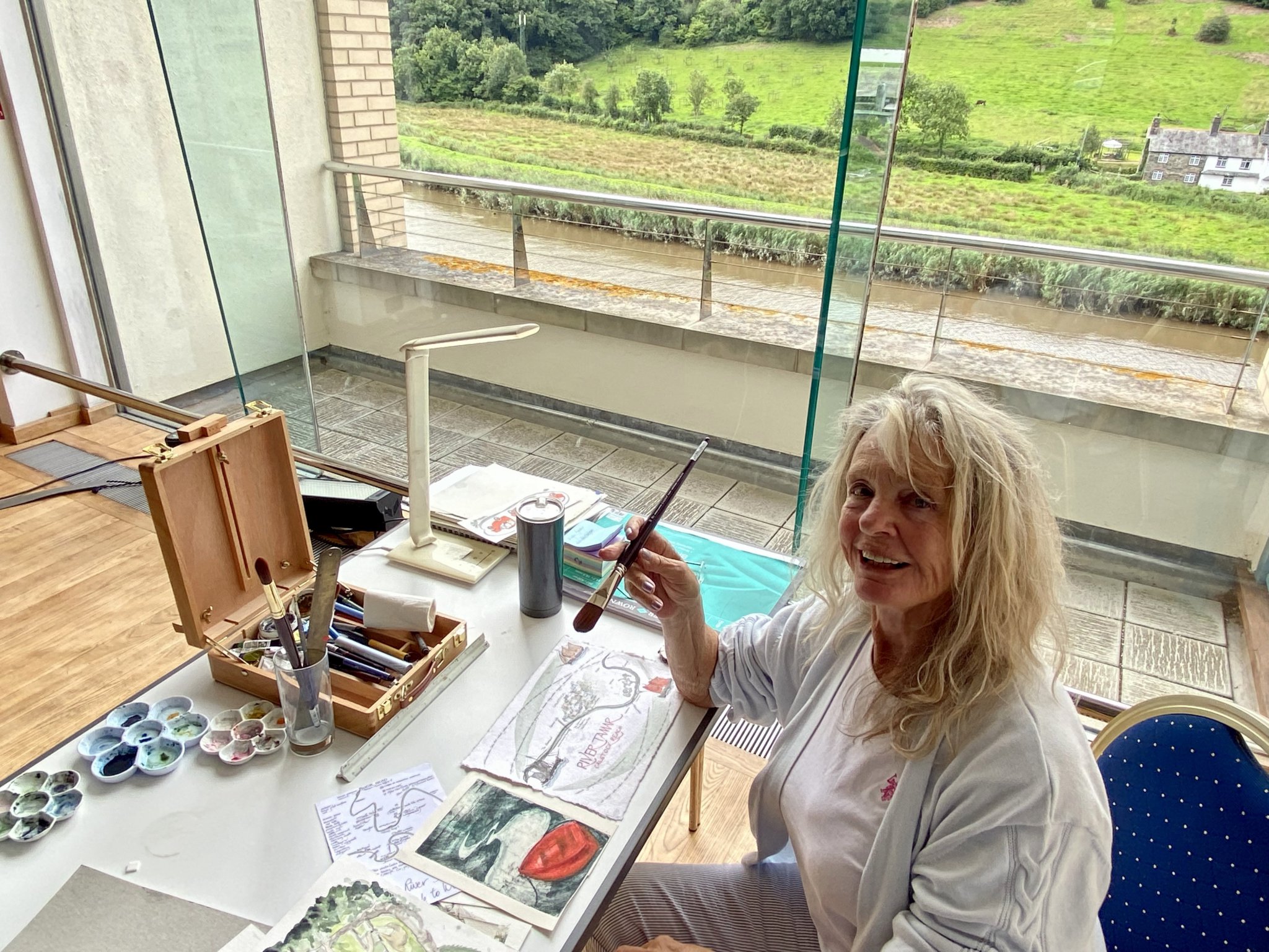 Artist inspired by River Tamar’s rich history